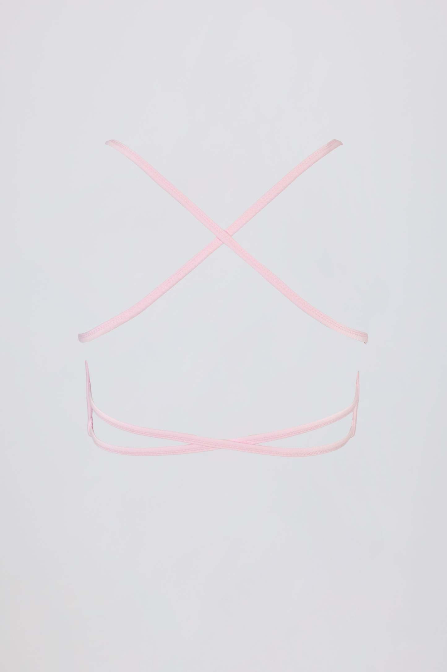 Super Sculpt Seamless Backless Sports Bra in Powder Pink
