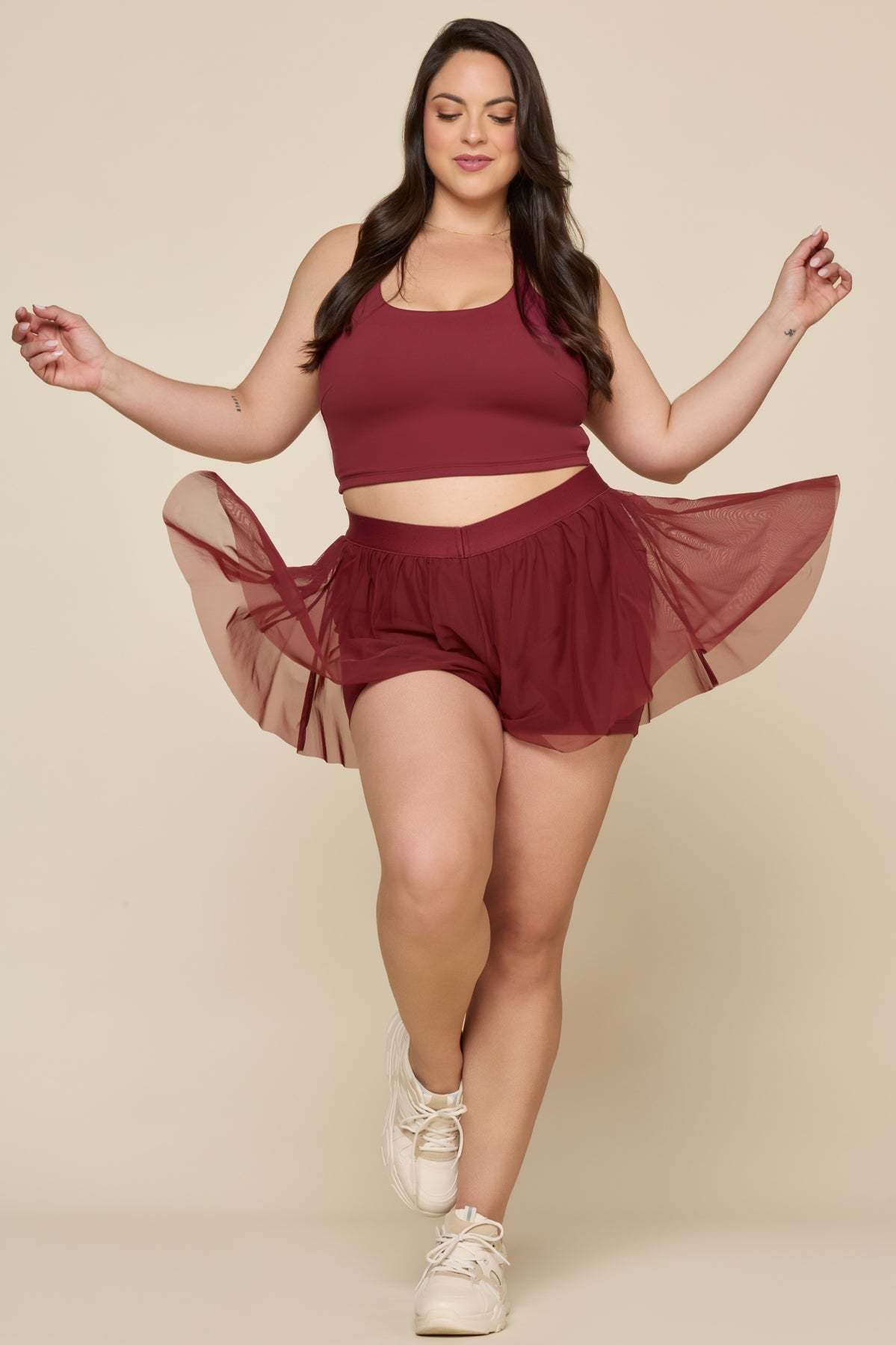 Butterfly Short - Crimson
