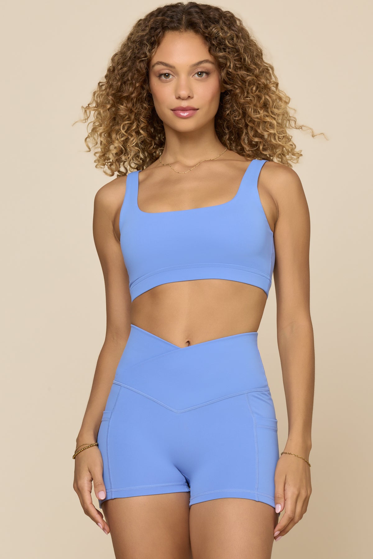 Crisscross Hourglass® Booty Short - Nordic Blue
