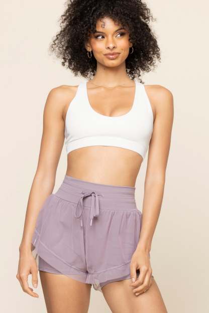 Cadence Short - Dusty Lilac