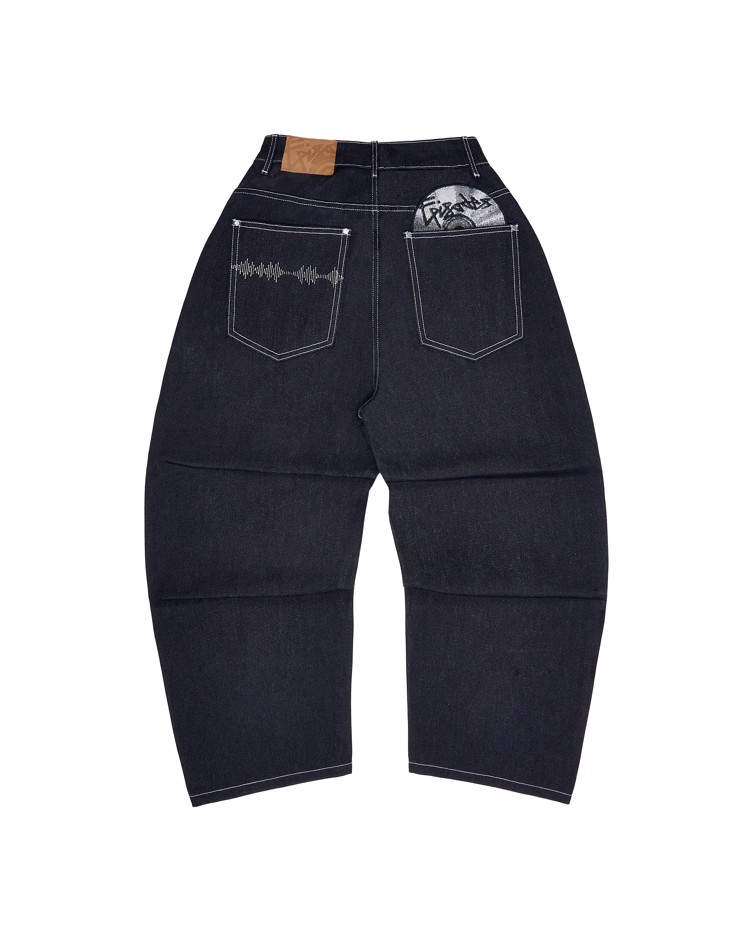 DISC RAW DENIM JEANS
