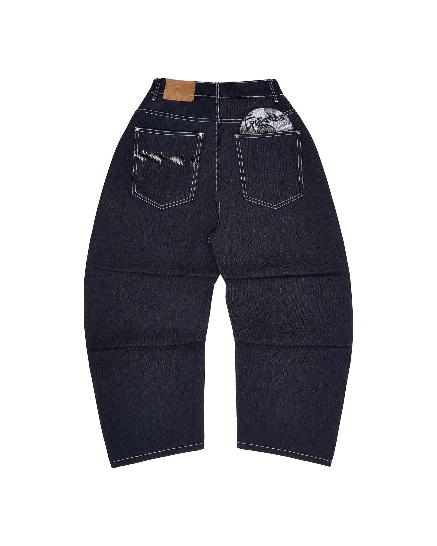 DISC RAW DENIM JEANS