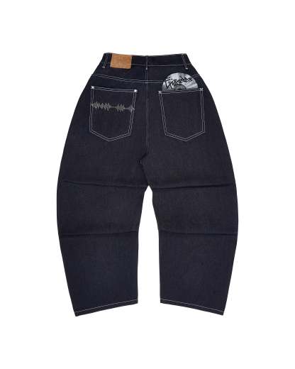 DISC RAW DENIM JEANS