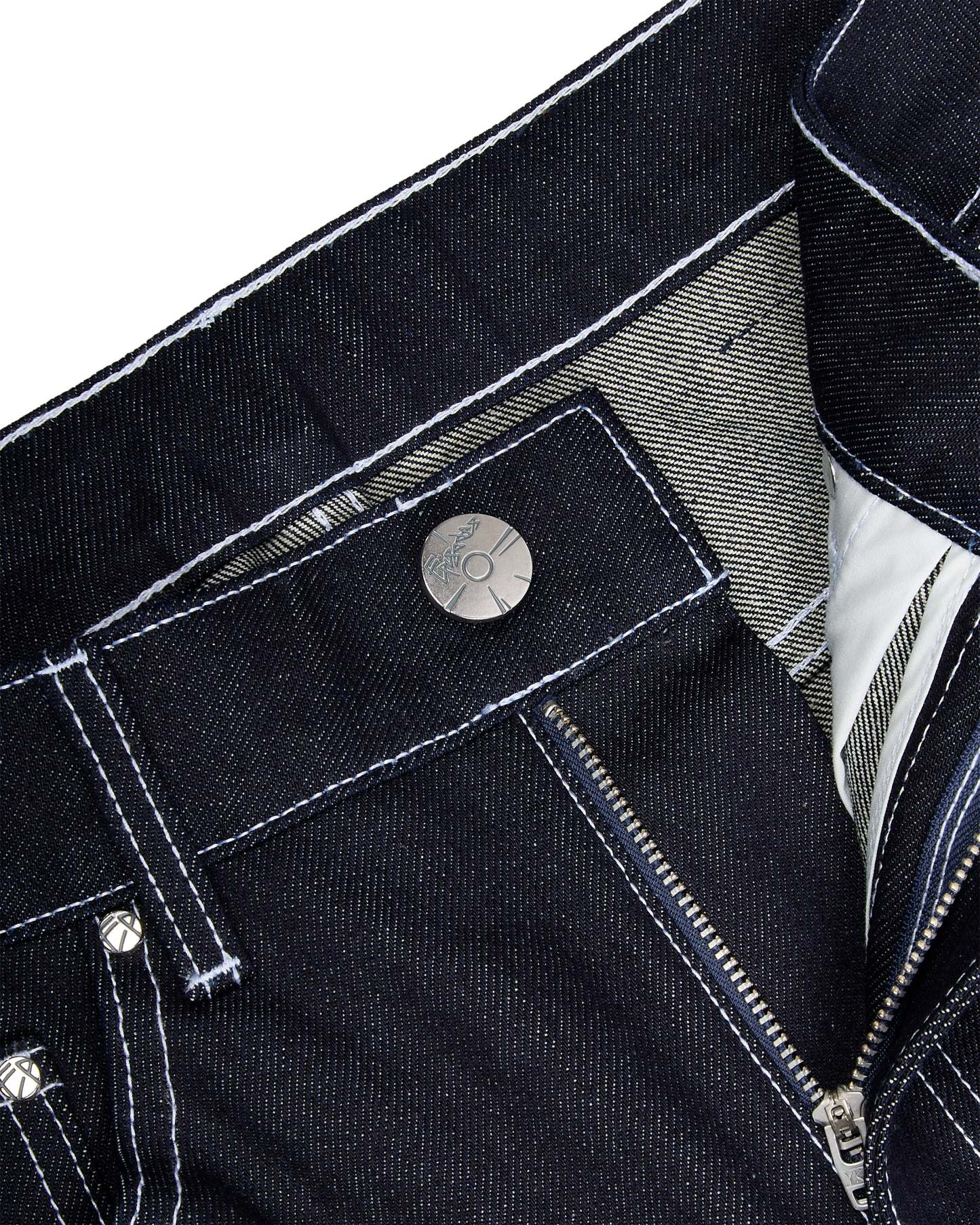DISC RAW DENIM JEANS