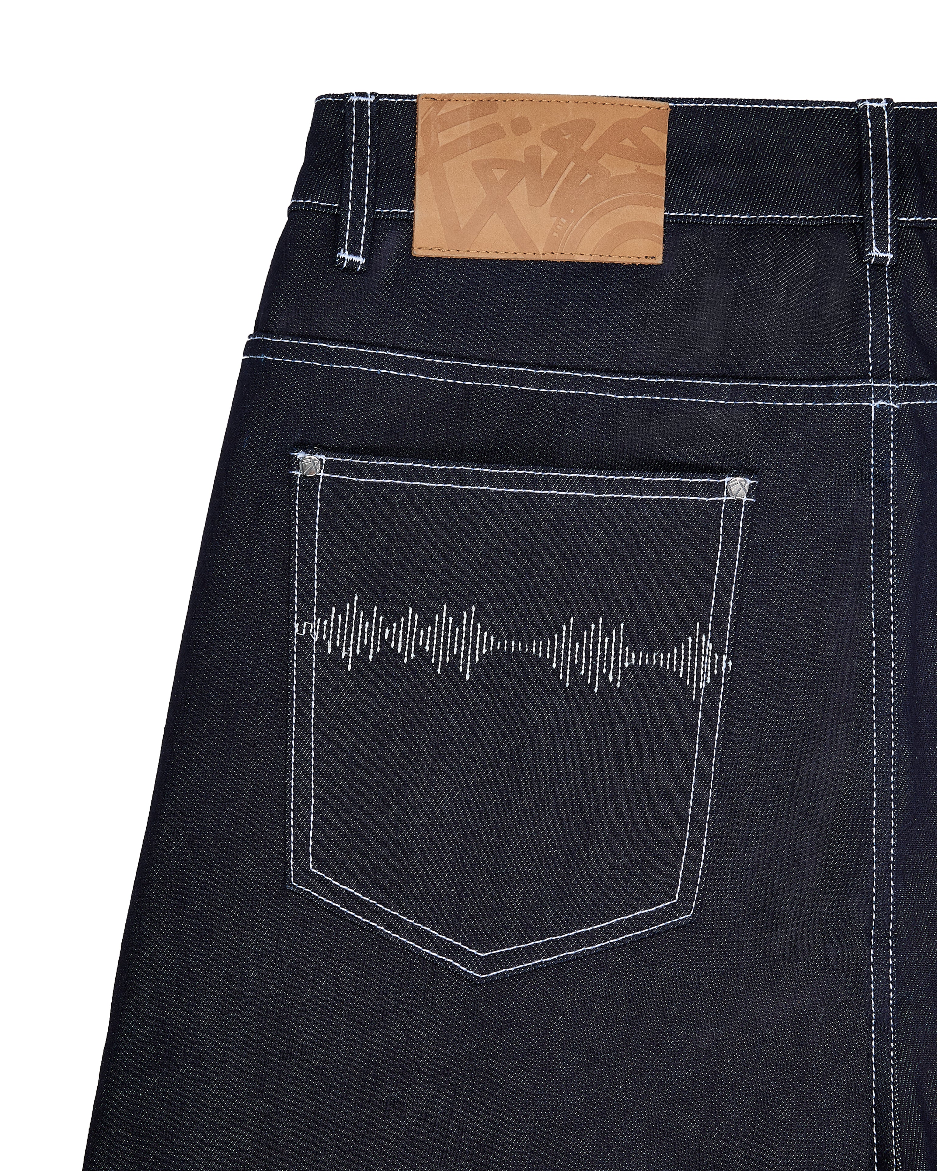 DISC RAW DENIM JEANS
