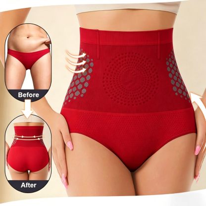 Womens Tummy Control Shapewear Thermogenic Fat Burning Sculpting Shorts High Waisted Seamless Shaping Underwear