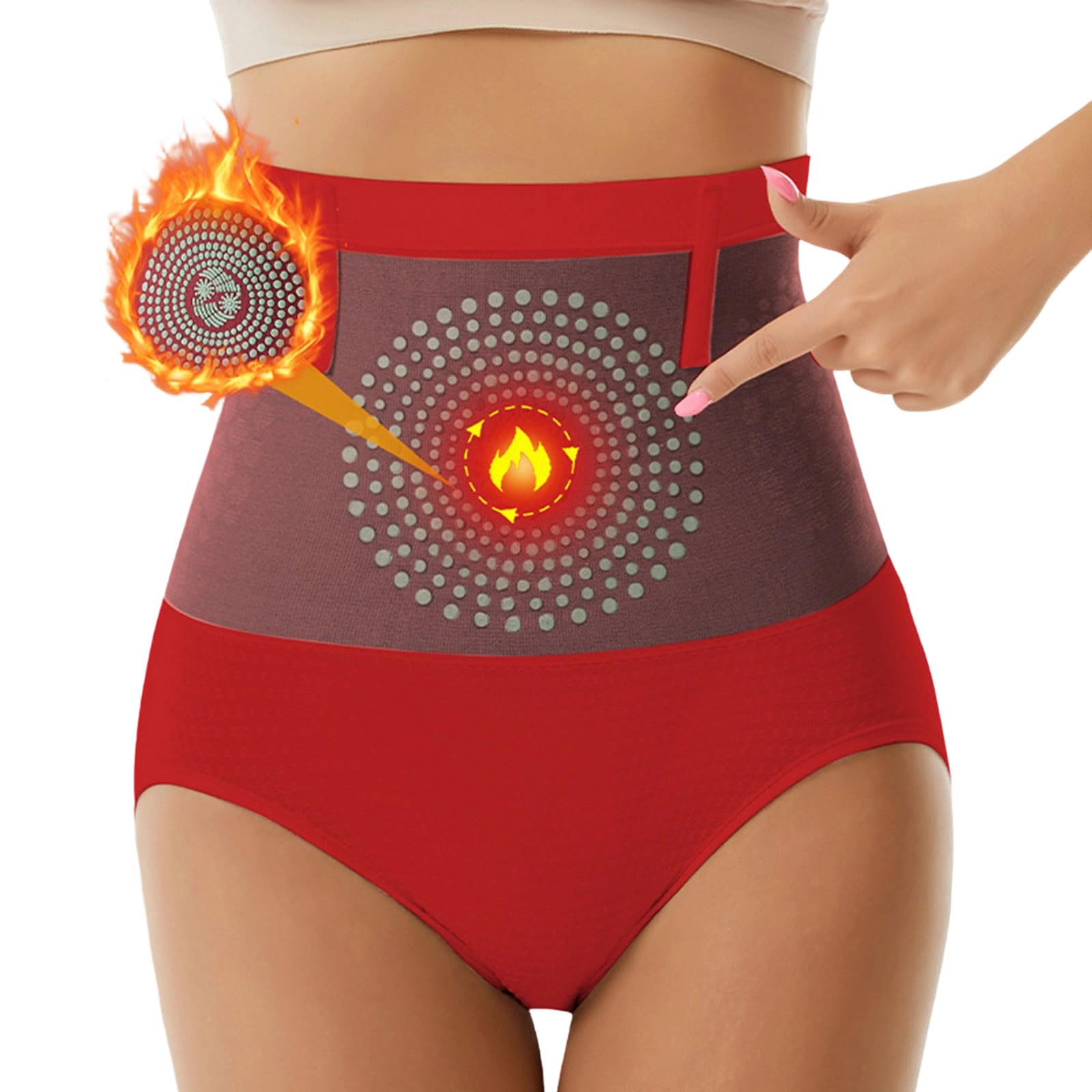Womens Tummy Control Shapewear Thermogenic Fat Burning Sculpting Shorts High Waisted Seamless Shaping Underwear