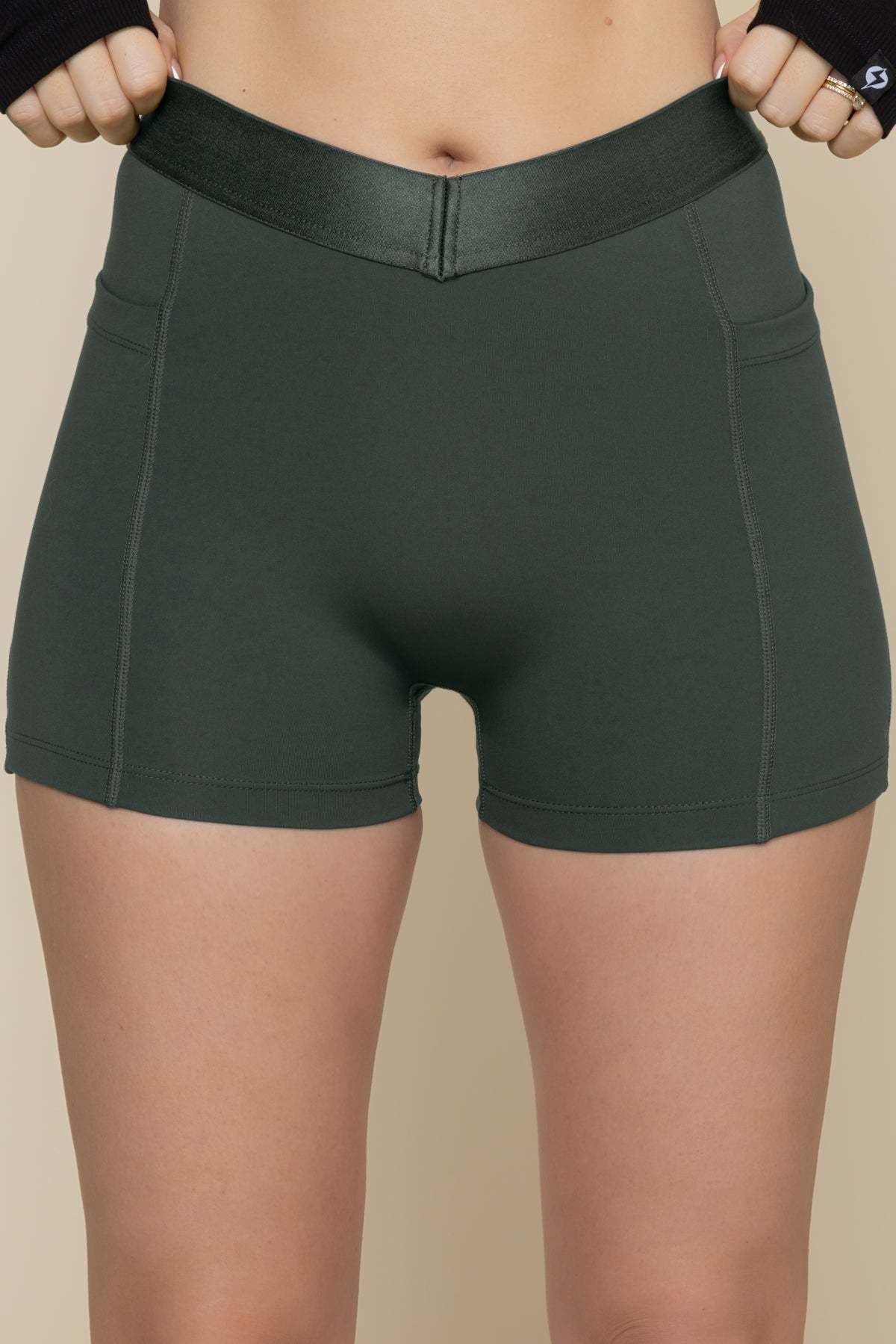 Contour Booty Short - Deep Forest