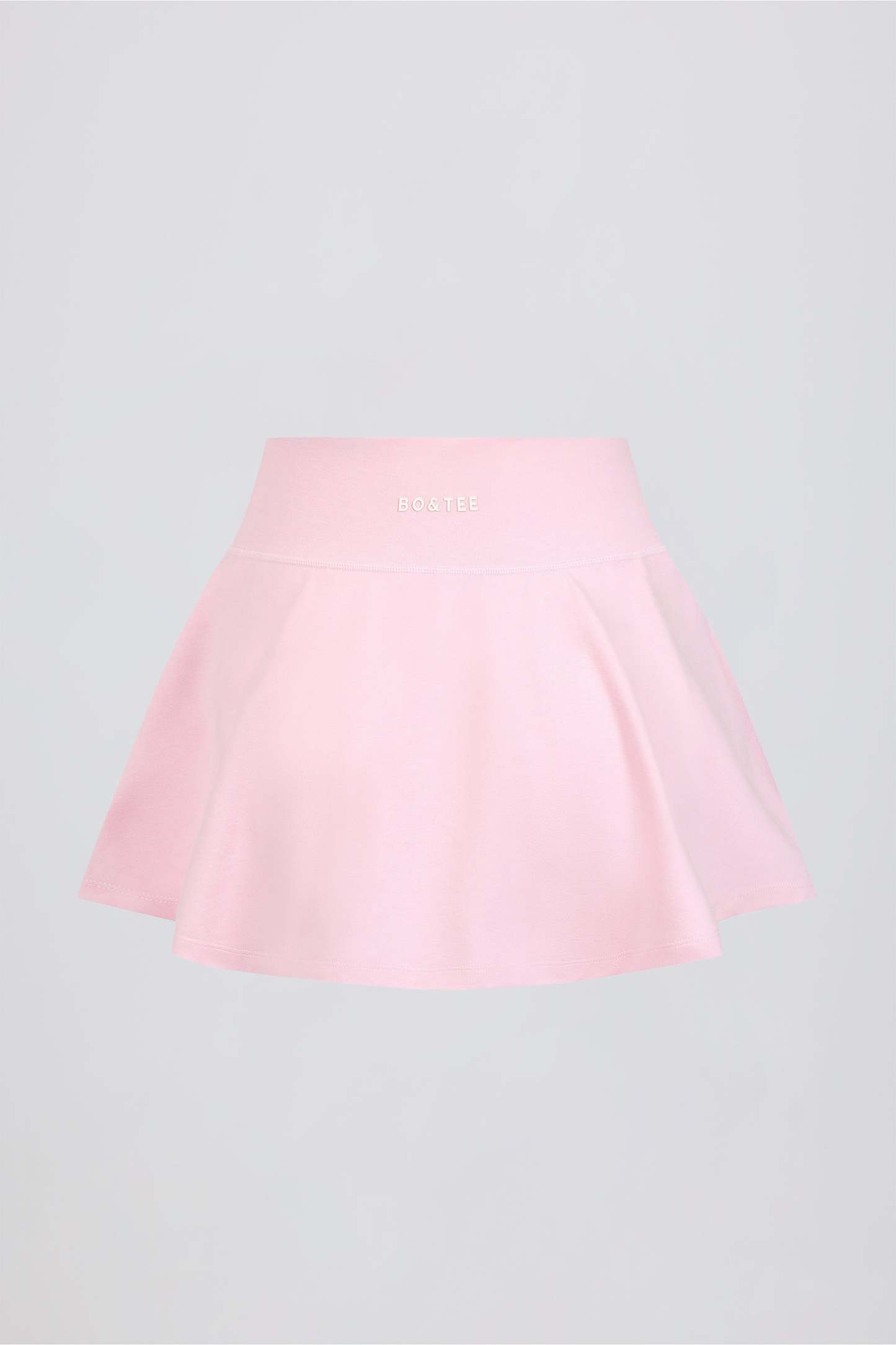 Brushed Jersey Crossover Mini Skort in Bloom
