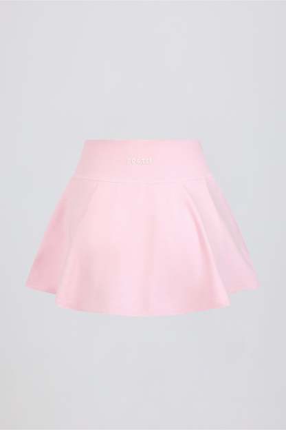 Brushed Jersey Crossover Mini Skort in Bloom