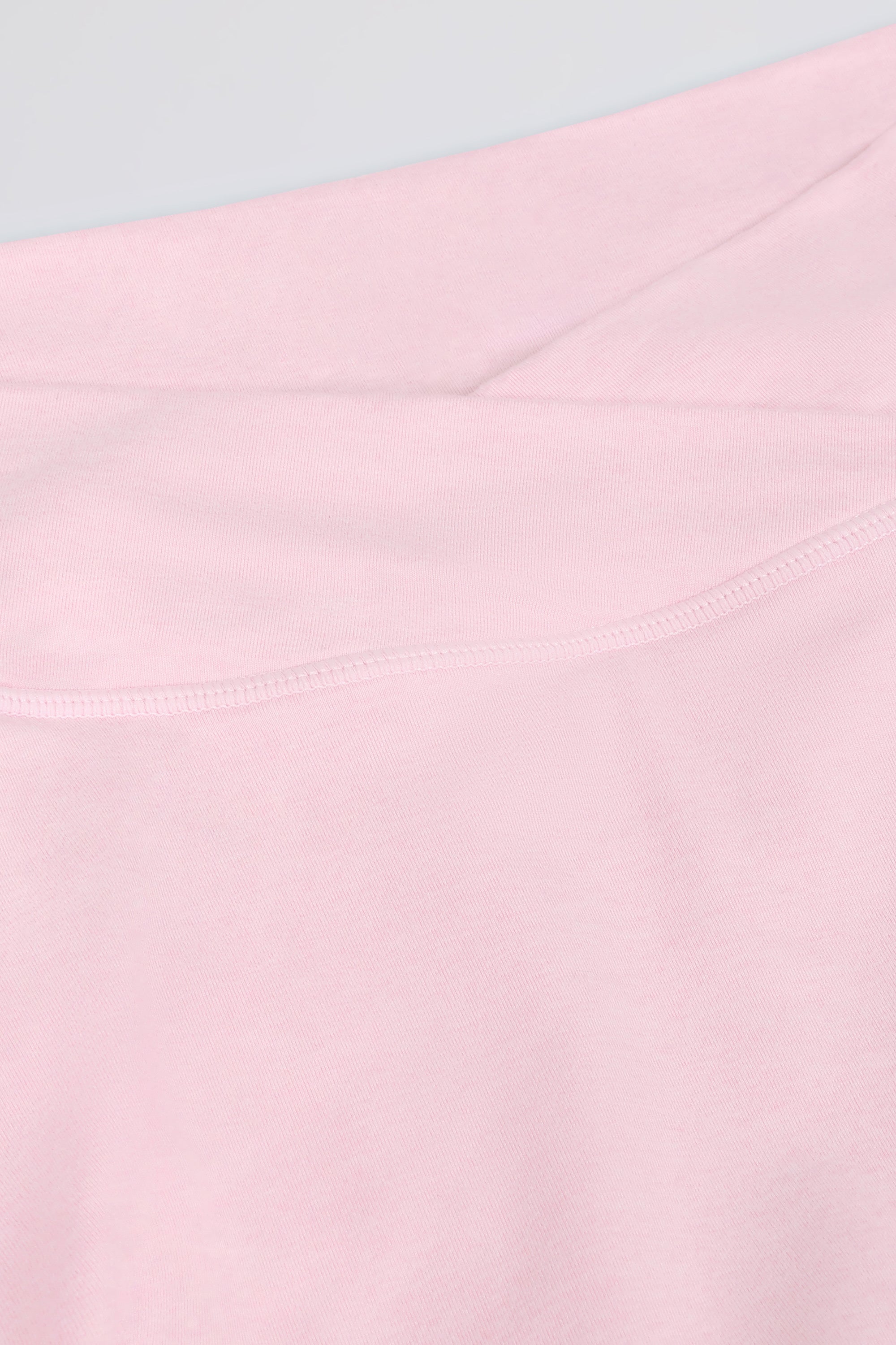 Brushed Jersey Crossover Mini Skort in Bloom