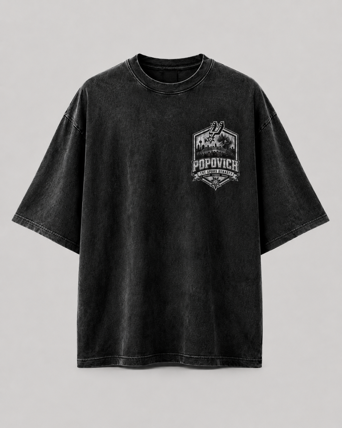 Men's Vintage Washed Basketball Legacy Graphic Tee