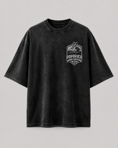Men's Vintage Washed Basketball Legacy Graphic Tee