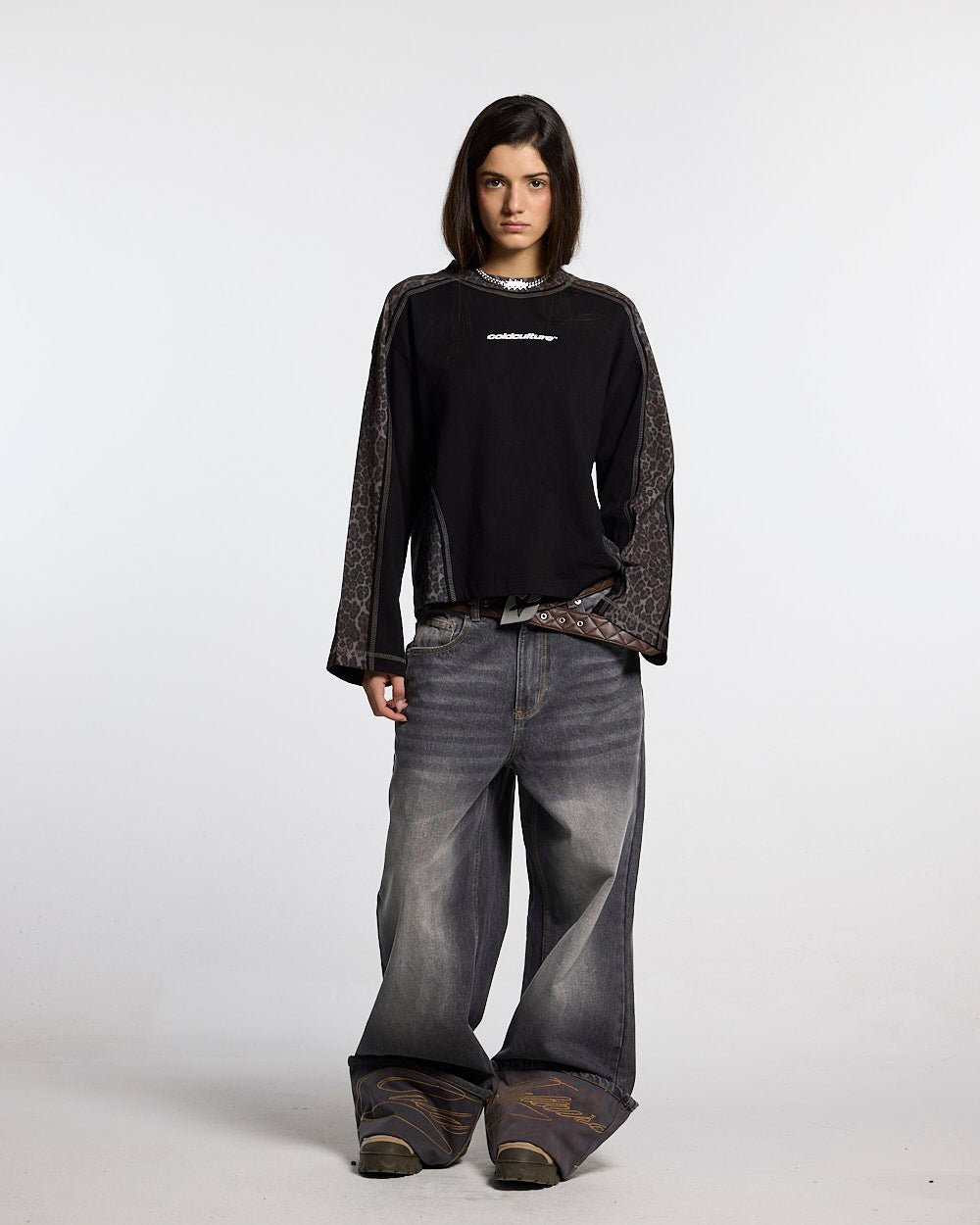 FOLDED V3 PANTS DARK GREY DENIM