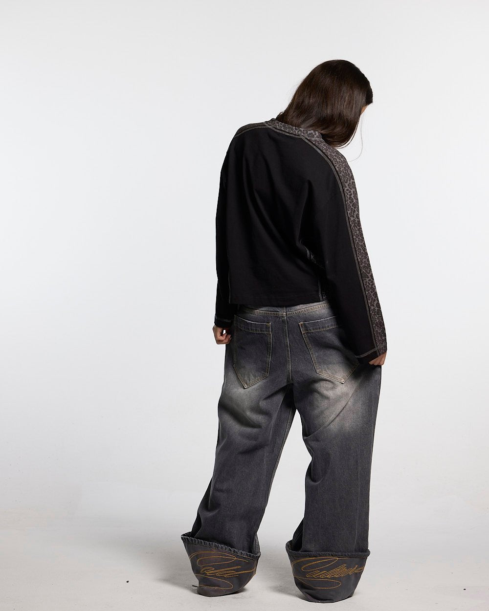 FOLDED V3 PANTS DARK GREY DENIM