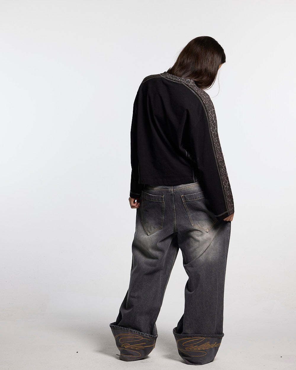 FOLDED V3 PANTS DARK GREY DENIM