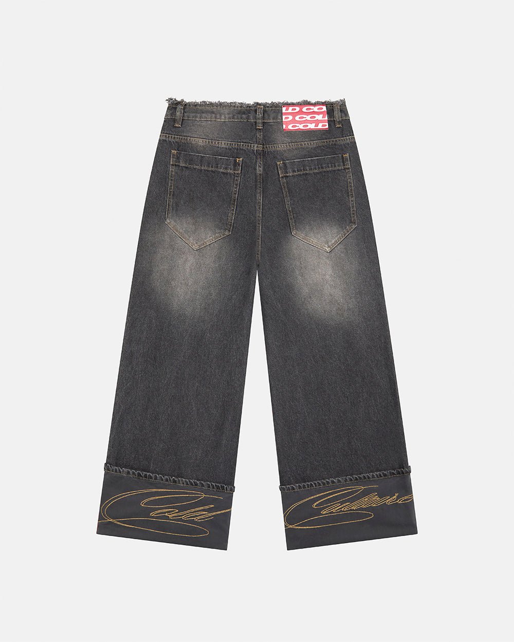 FOLDED V3 PANTS DARK GREY DENIM