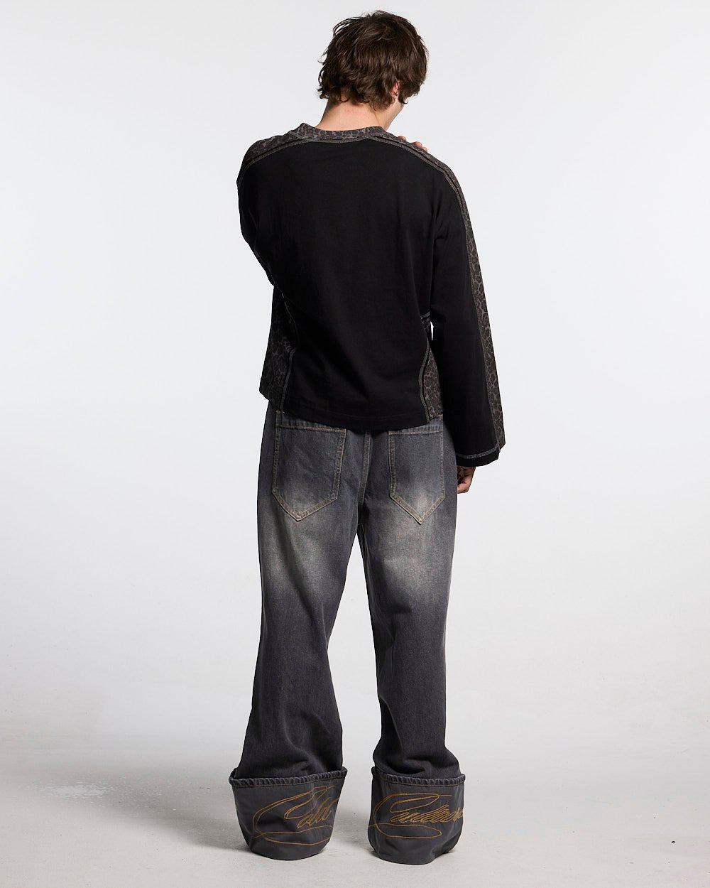 FOLDED V3 PANTS DARK GREY DENIM