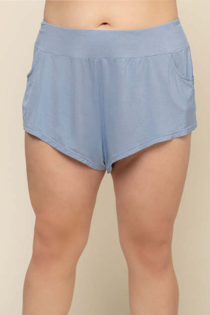 Perfect Lounge Shorts - Dusty Blue