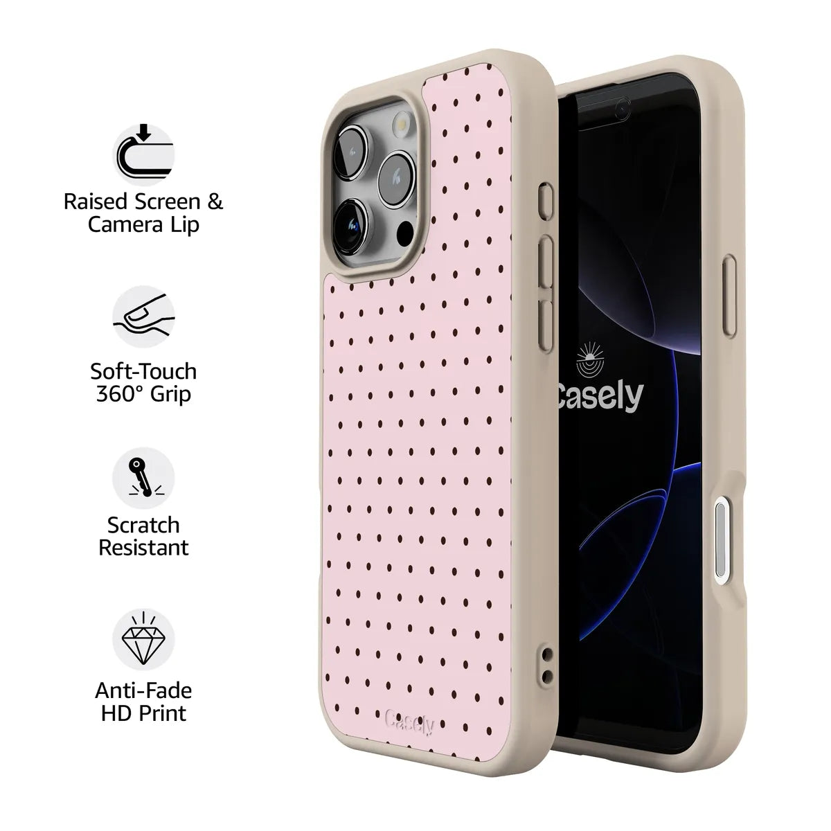 On the Dot | Pink Polka Dot Case