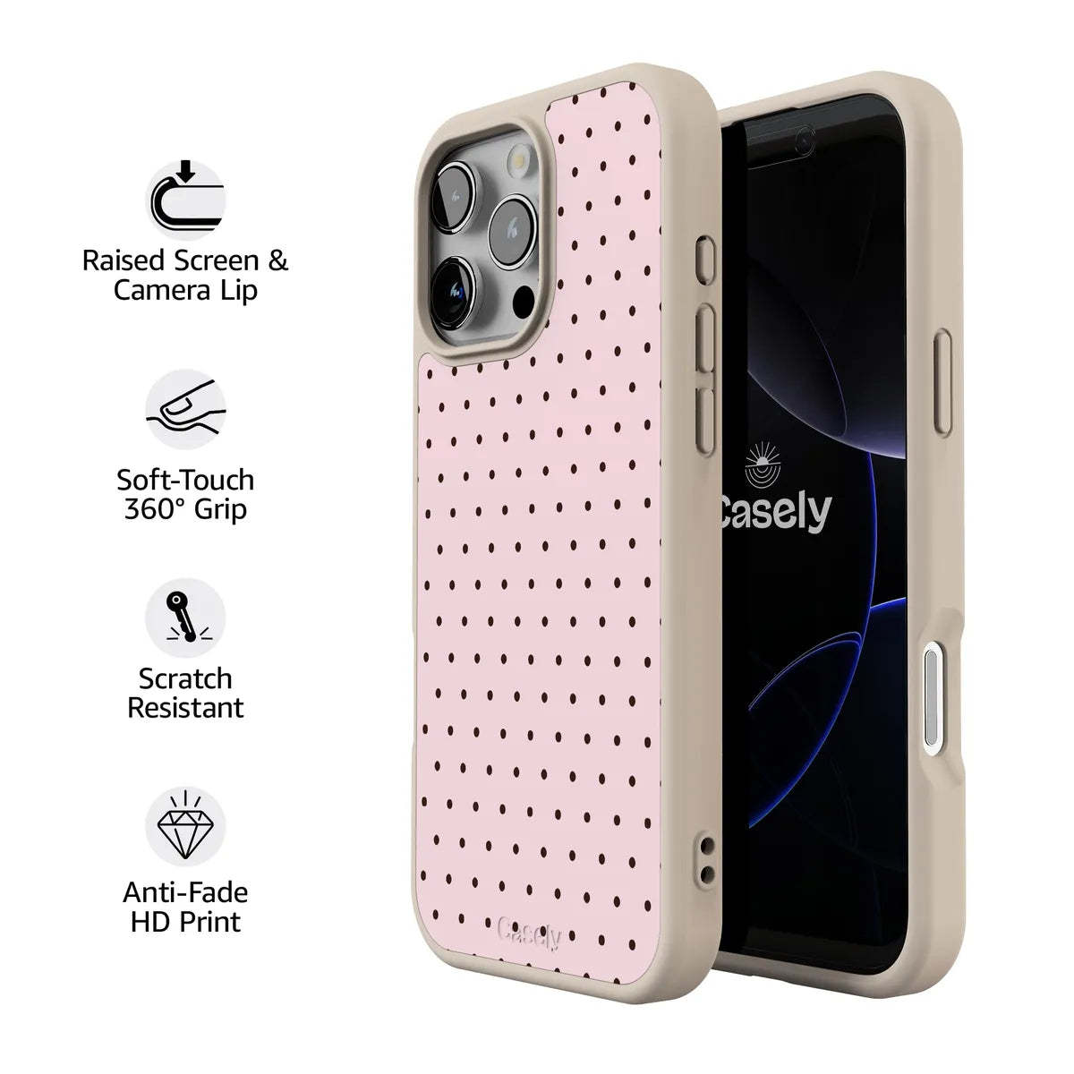 On the Dot | Pink Polka Dot Case