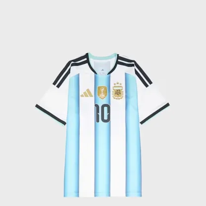 Argentina 26 Home Replica Jersey (Messi)
