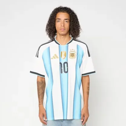 Argentina 26 Home Replica Jersey (Messi)