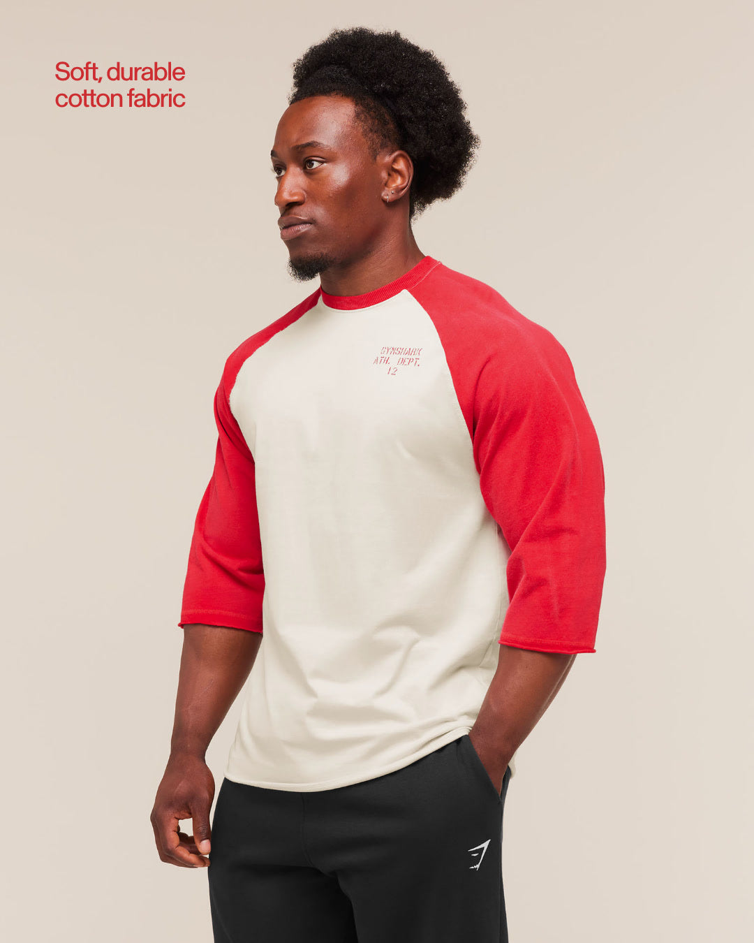 Retro Collegiate 3/4 Sleeve T-Shirt