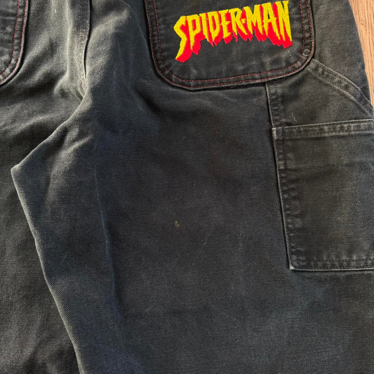 (36) spider-man Carhartt double knee