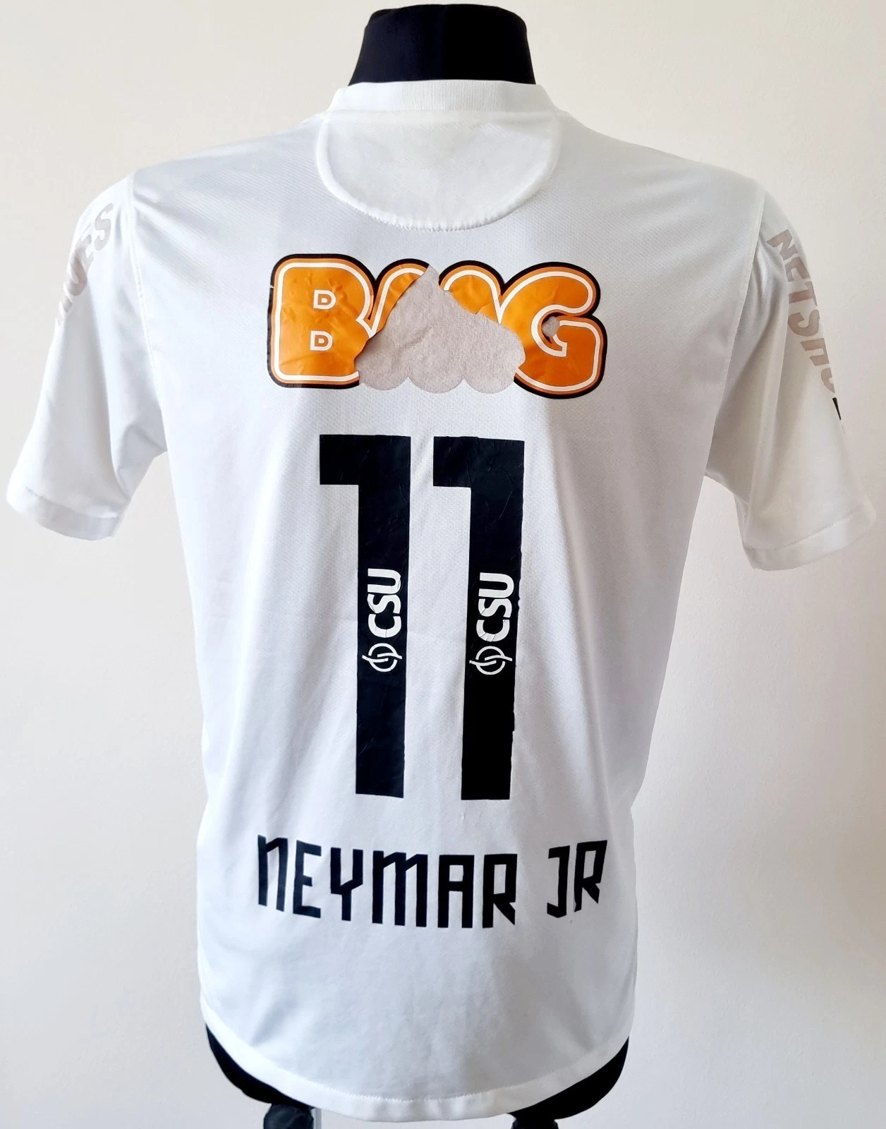 Santos 2012 - 2013 Home football Nike shirt #11 Neymar size Large