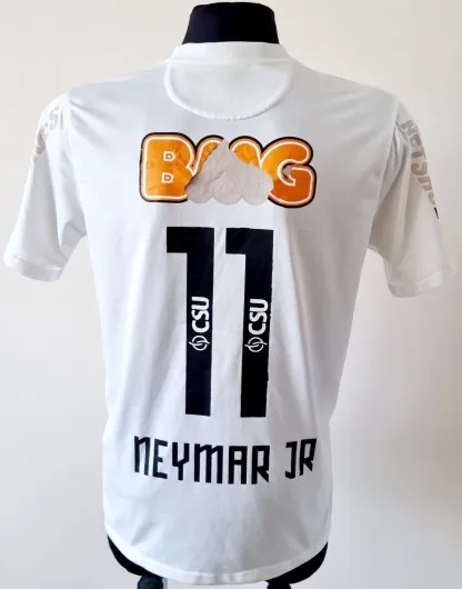 Santos 2012 - 2013 Home football Nike shirt #11 Neymar size Large