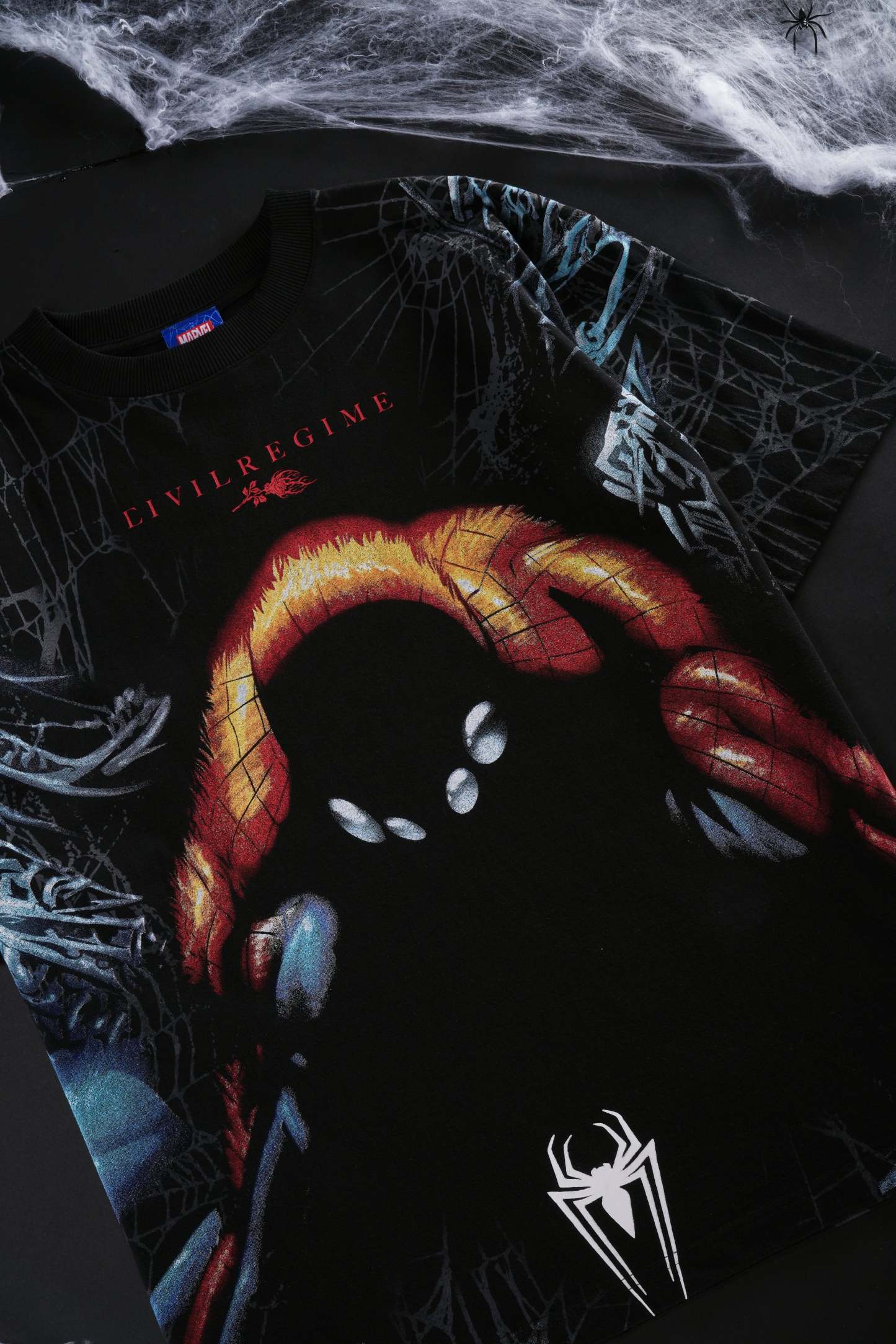 Man Vs Beast SBS 199X Oversized Tee in Vintage Black