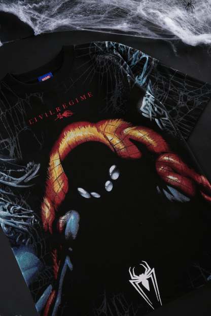 Man Vs Beast SBS 199X Oversized Tee in Vintage Black