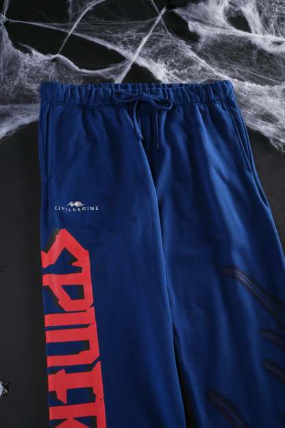 Cage Match Eternal Wide Leg Fleece Pants in Navy