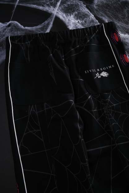 Spider Chaos Track Pants in Black