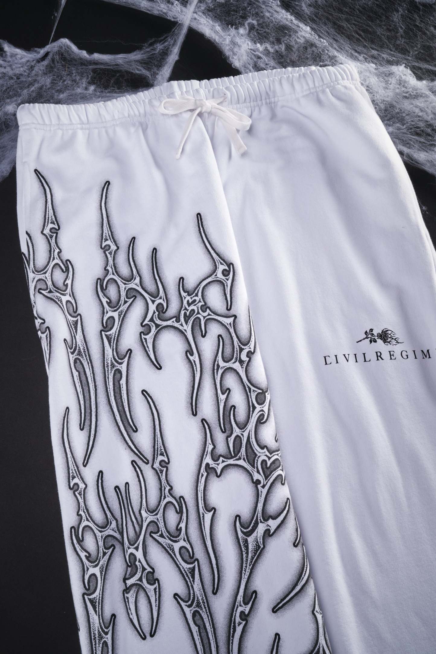 Nightfall Lounger Sweat Pants in White