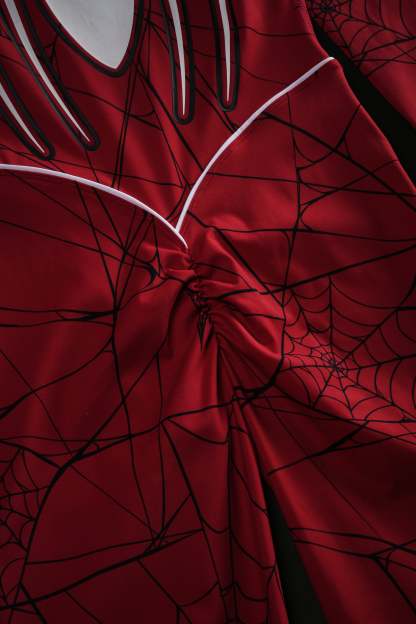 Urban Web Cat Suit in E-Red