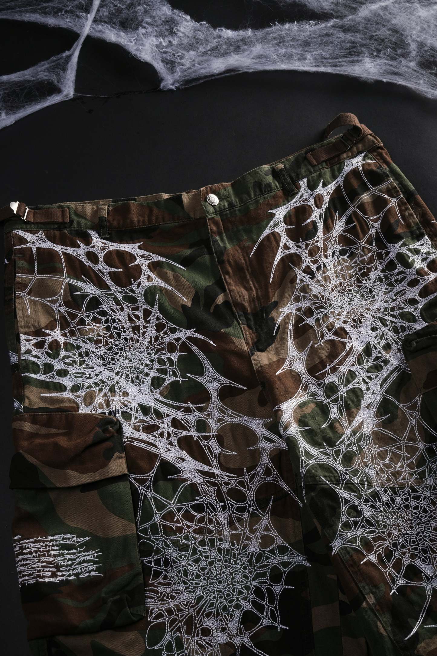 Caught In It Civil Militia Shorts in Green Camo