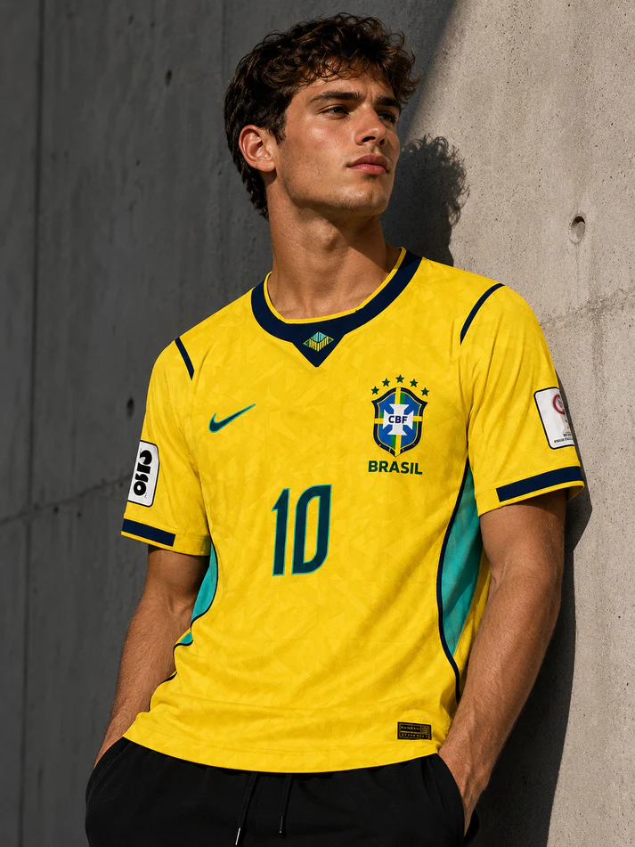 Neymar Jr. #10 Brazil Home Jersey World Cup 2026