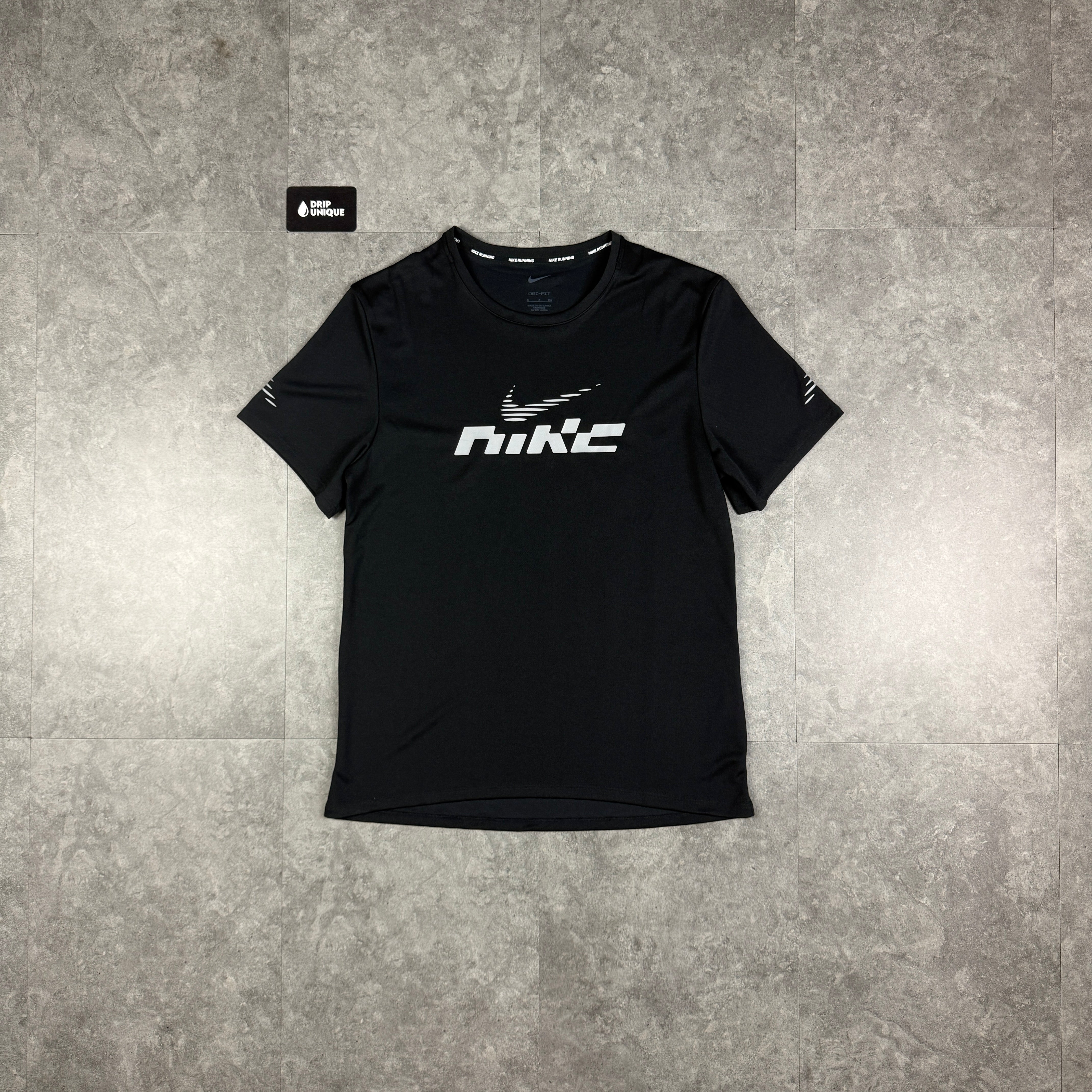 Nike Miler Flash T-Shirt Black