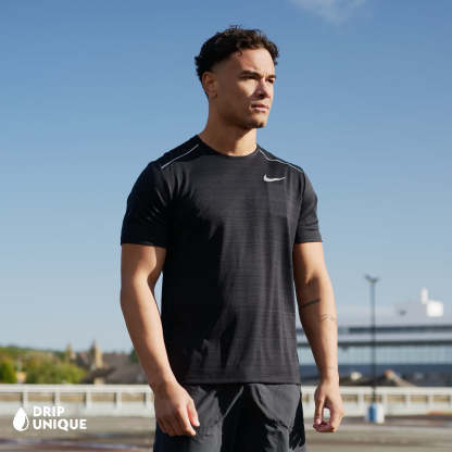Nike Miler T-Shirt Black