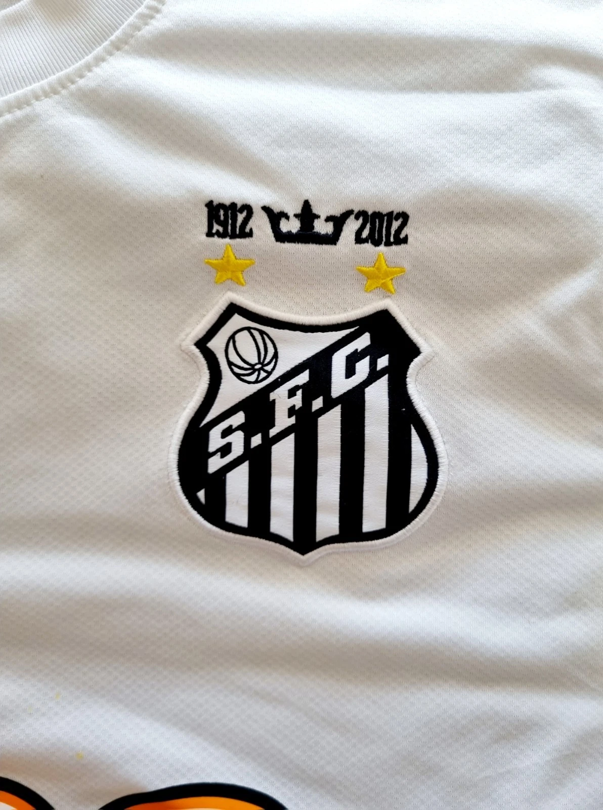 Santos 2012 - 2013 Home football Nike shirt #11 Neymar size Large