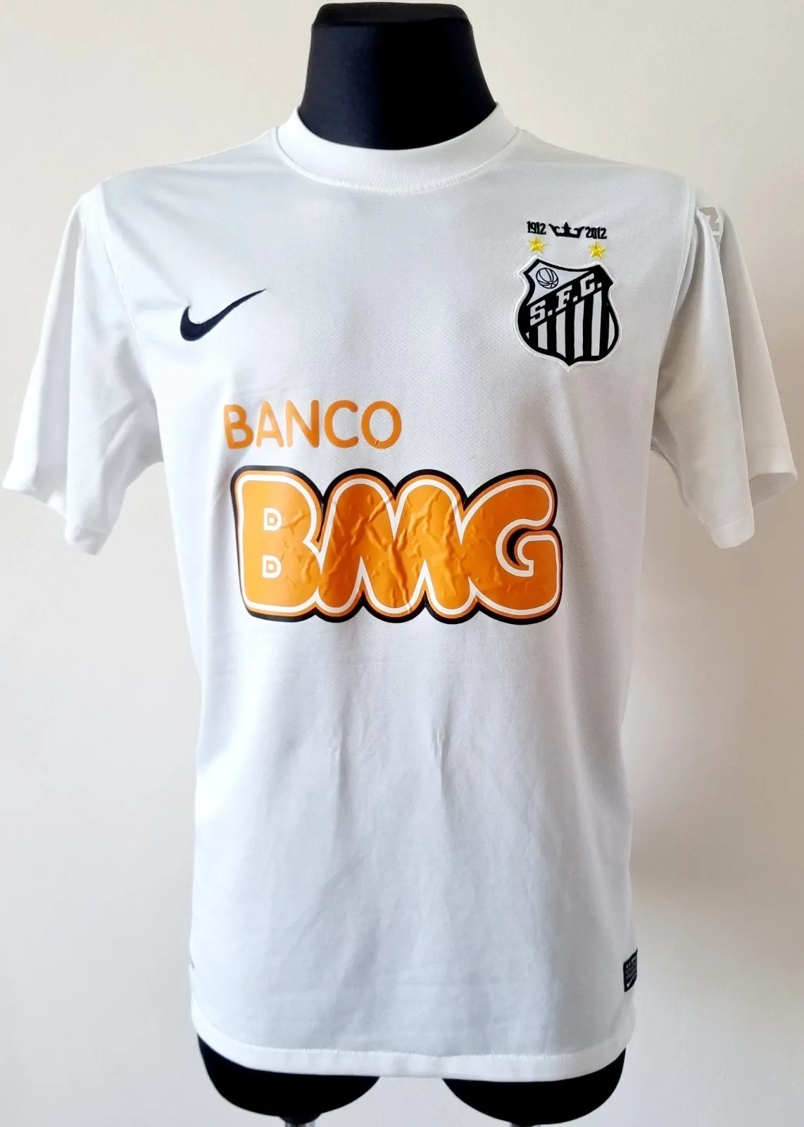 Santos 2012 - 2013 Home football Nike shirt #11 Neymar size Large
