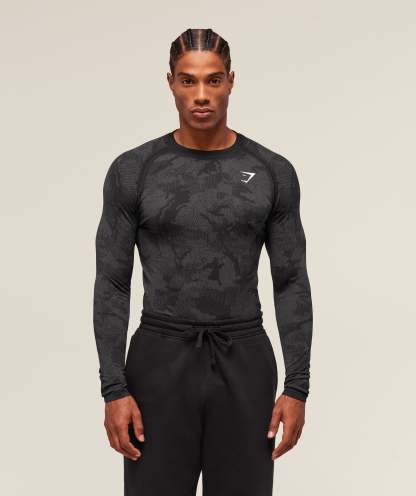 Geo Seamless Long Sleeve T-Shirt