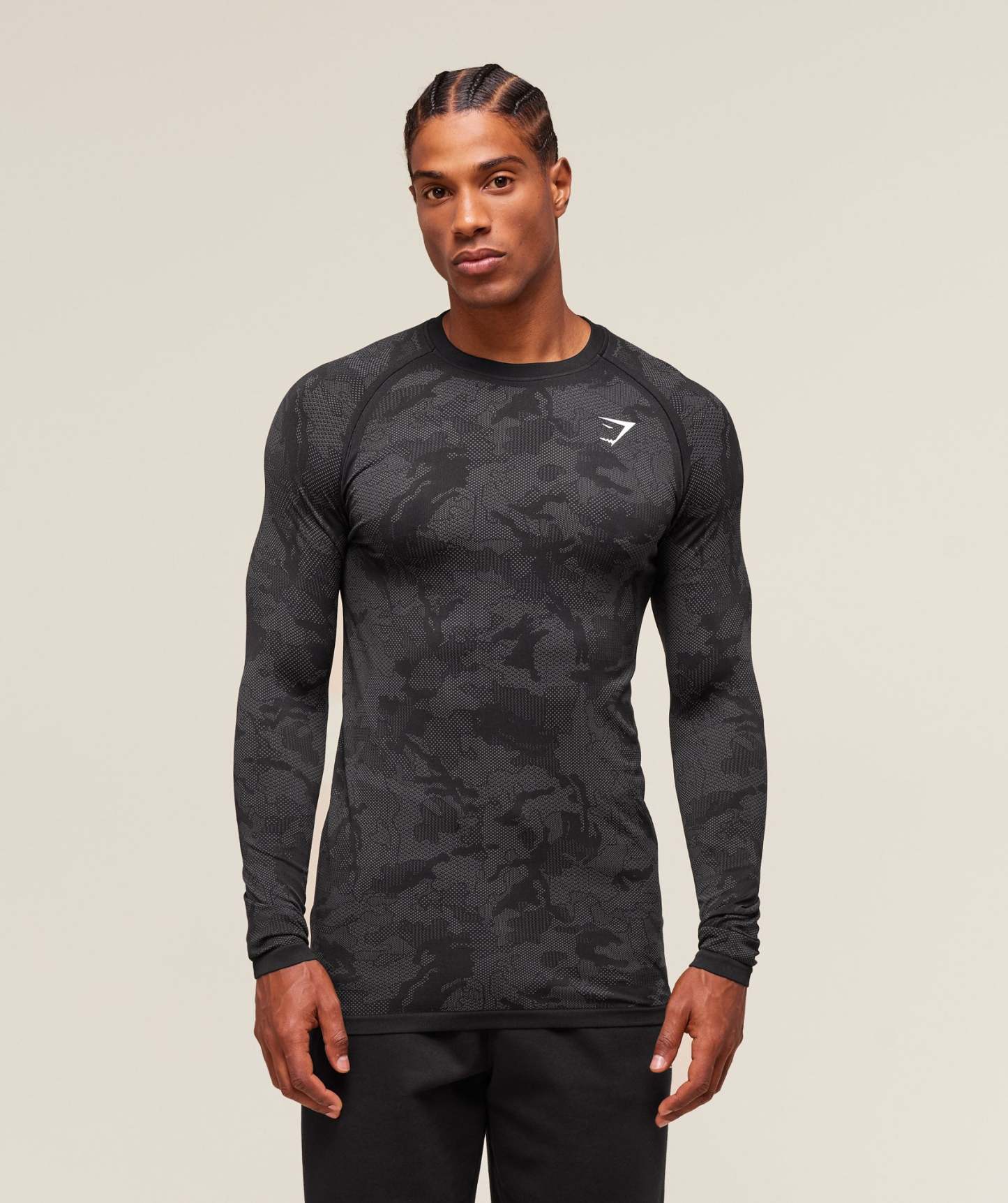 Geo Seamless Long Sleeve T-Shirt
