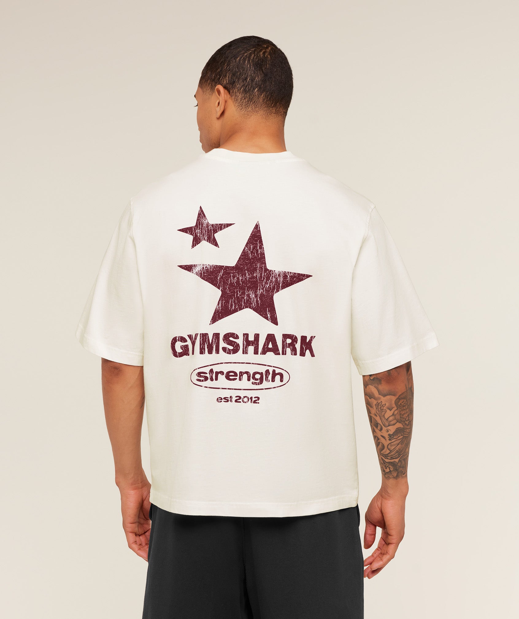 Strength Stars Washed Graphic T-Shirt