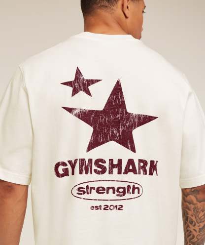 Strength Stars Washed Graphic T-Shirt
