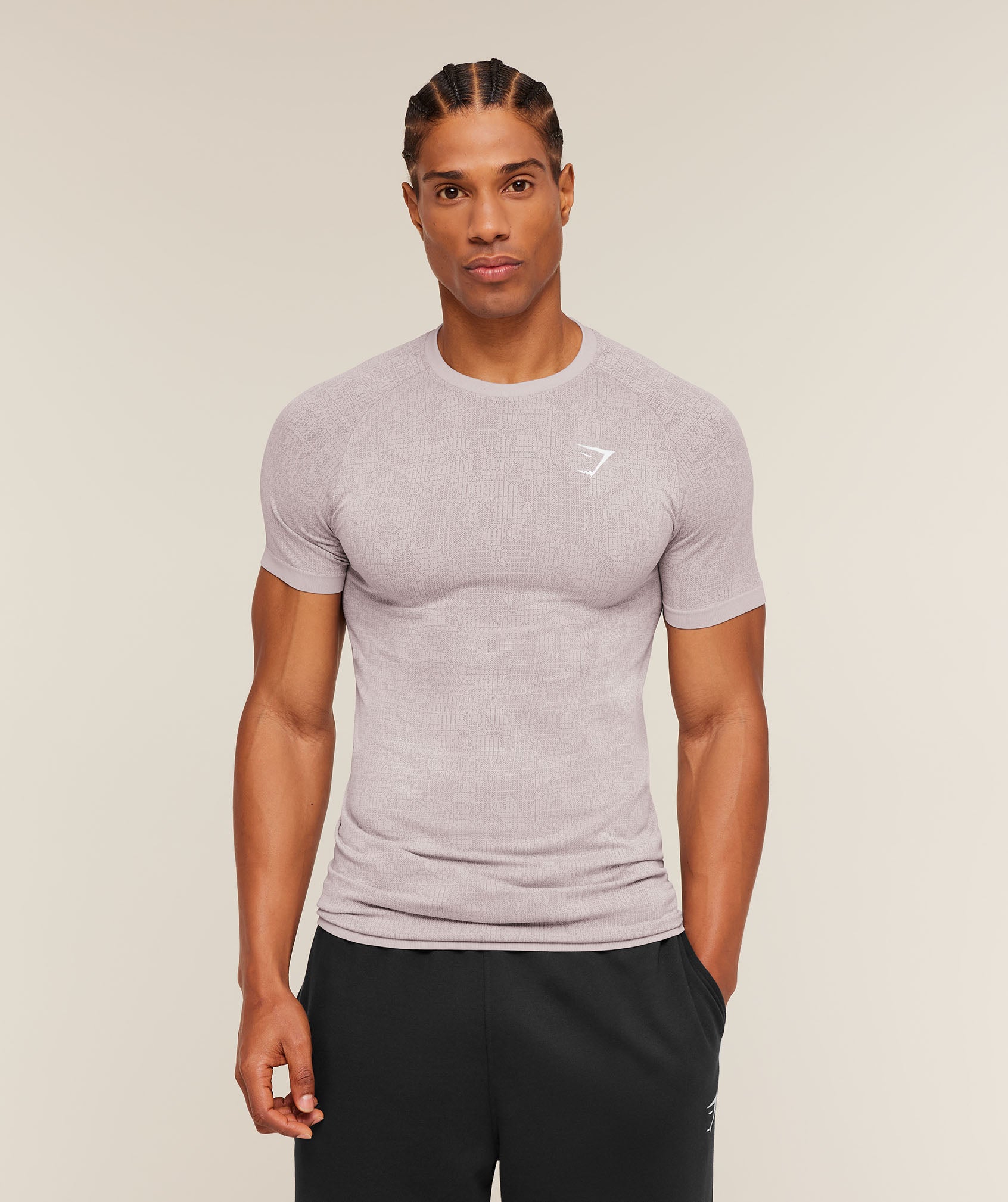 Geo Seamless Grid T-Shirt