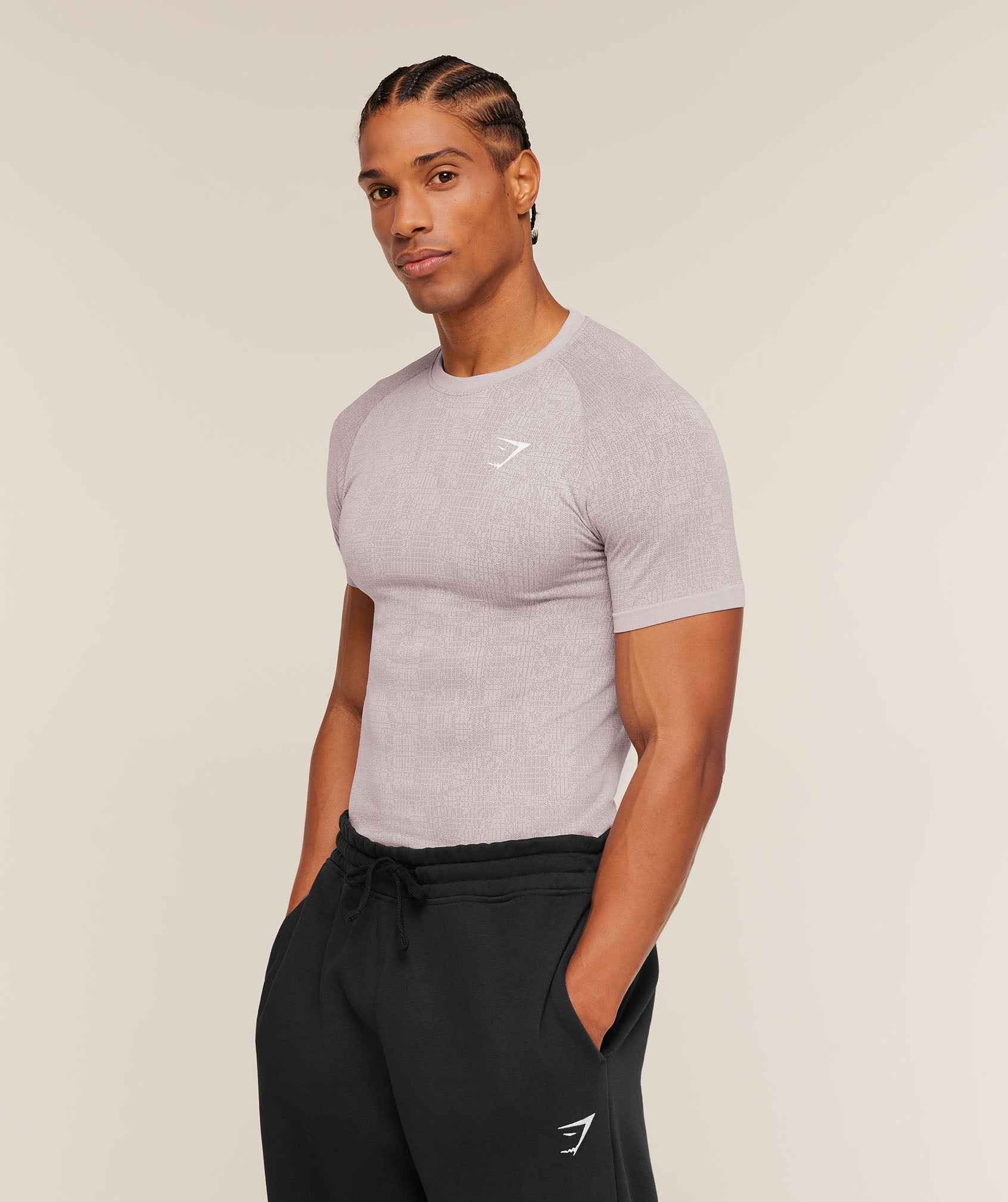Geo Seamless Grid T-Shirt