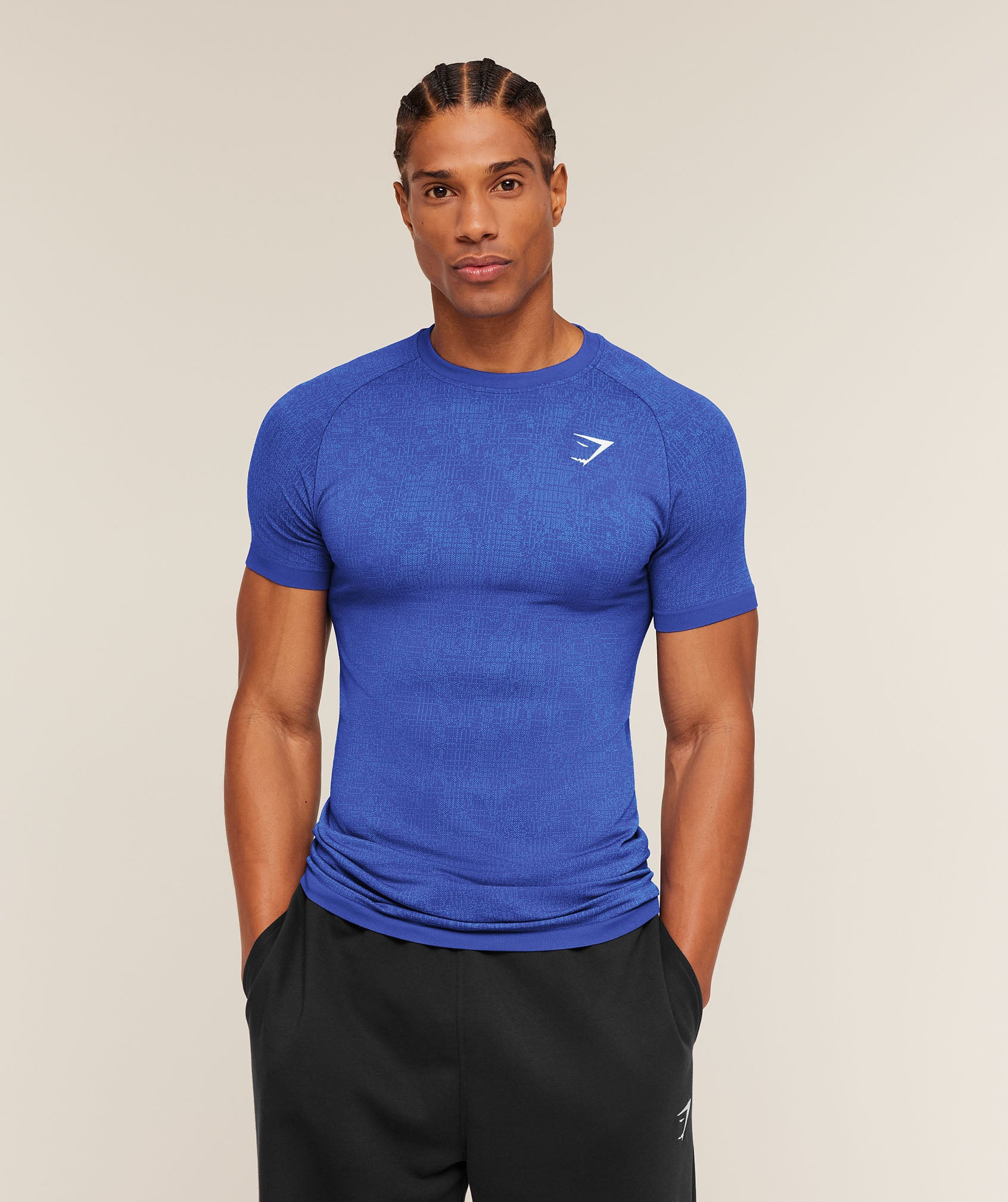 Geo Seamless Grid T-Shirt